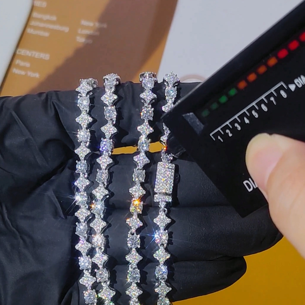 Vs Smartwatch - ICEBLING S925 Sterling Silver Moissanite Star