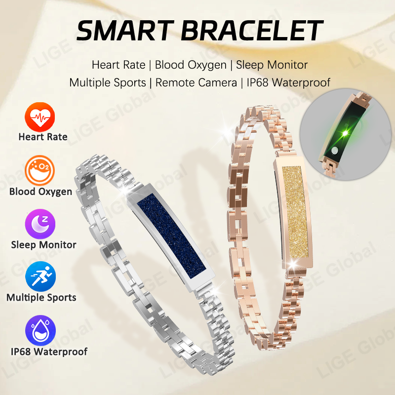 Smartwatch Stylish Watches For Women - LIGE New Smart Bracelet Stylish Jewelry