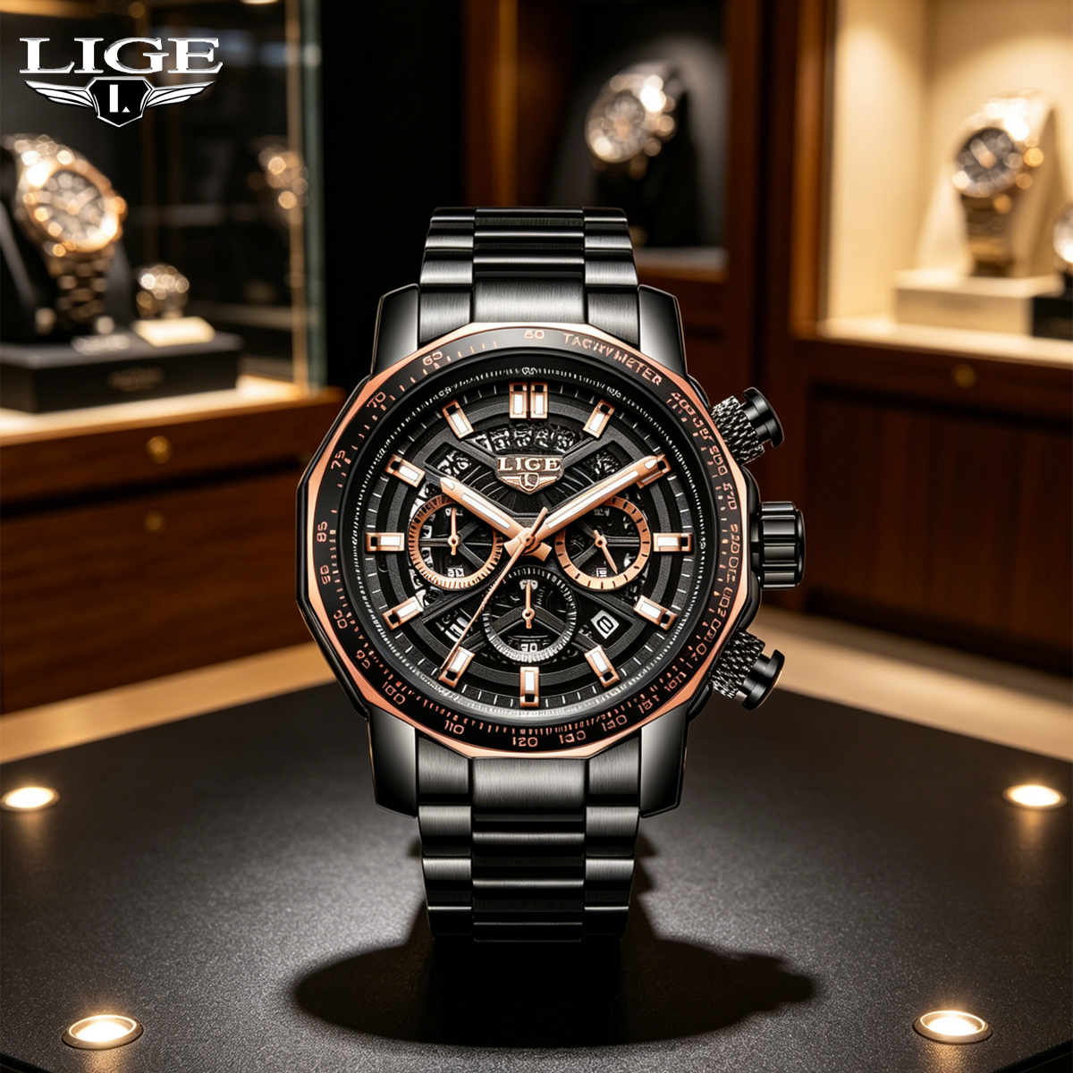 Smartwatch Watches Brands For Men - LIGE Sport Watches For Men Fashion