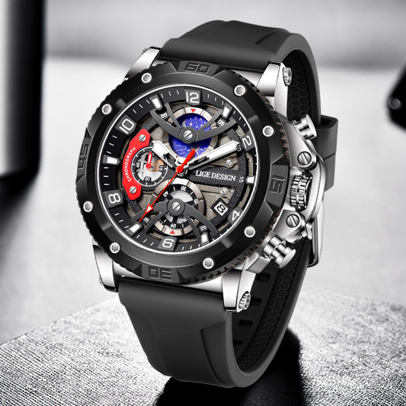 Smartwatch Watches Brands For Men - LIGE Top Brand Luxury Men Watch