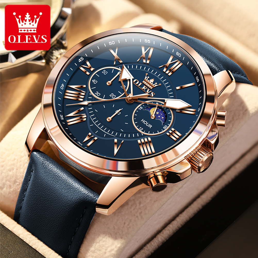 Smartwatch Watches Brands For Men - OLEVS 3632 Men Brand Watch Multi-functional