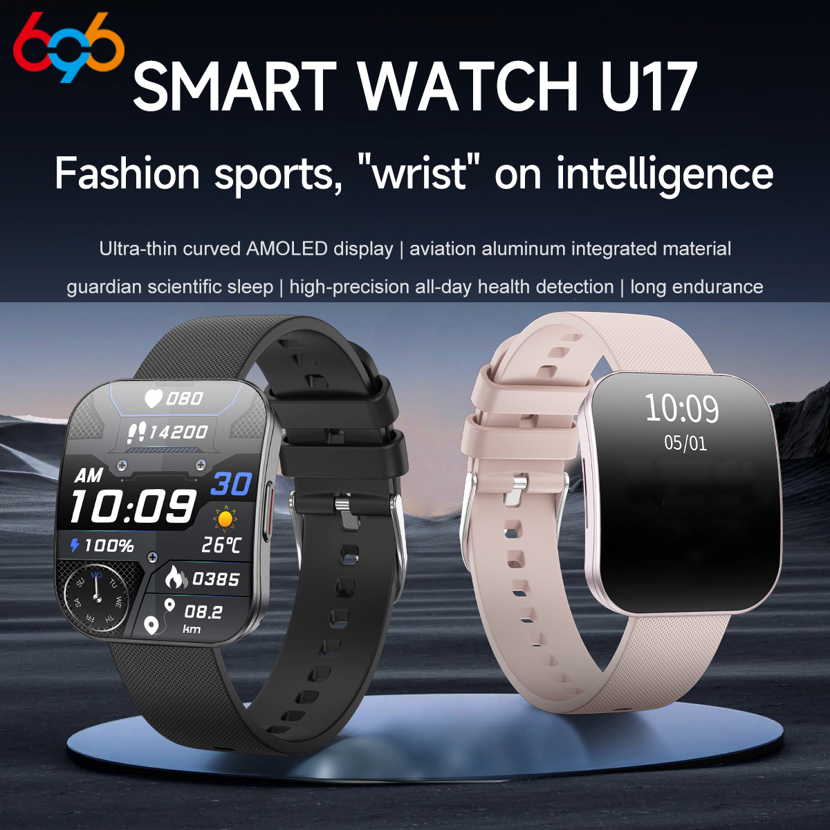 Smartwatch Health Watches - Amoled Ultra-thin Curved Waterproof Smartwatch Women