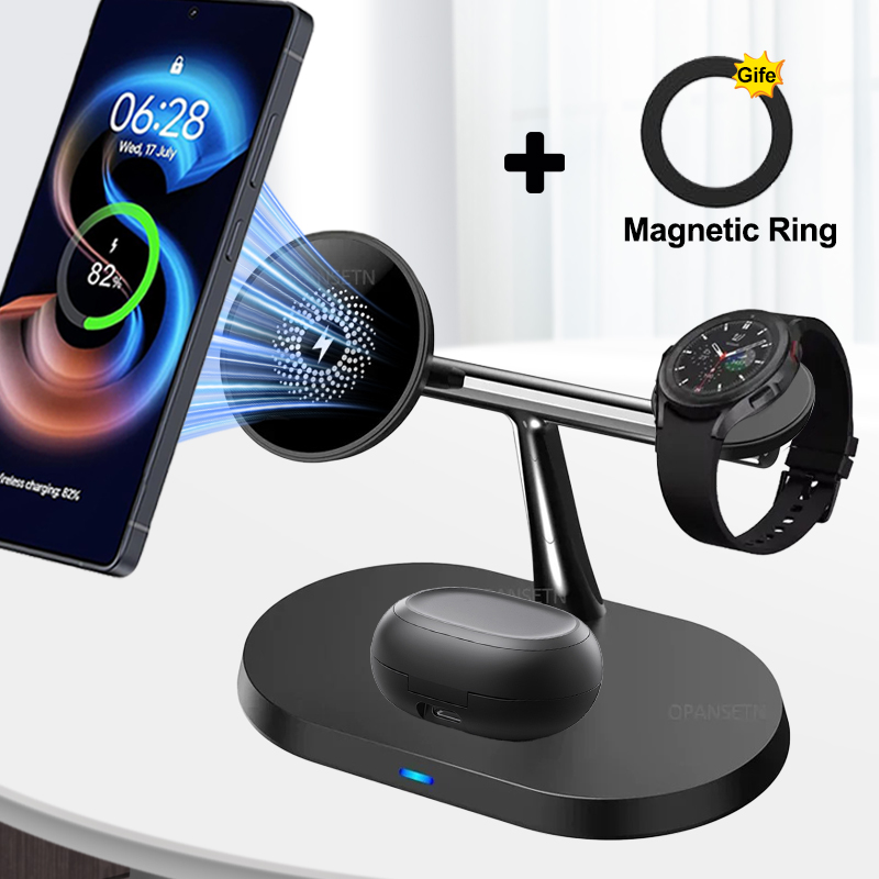 Watch Charging Dock - 3-IN-1 Magnetic Wireless Charger Phone Charge