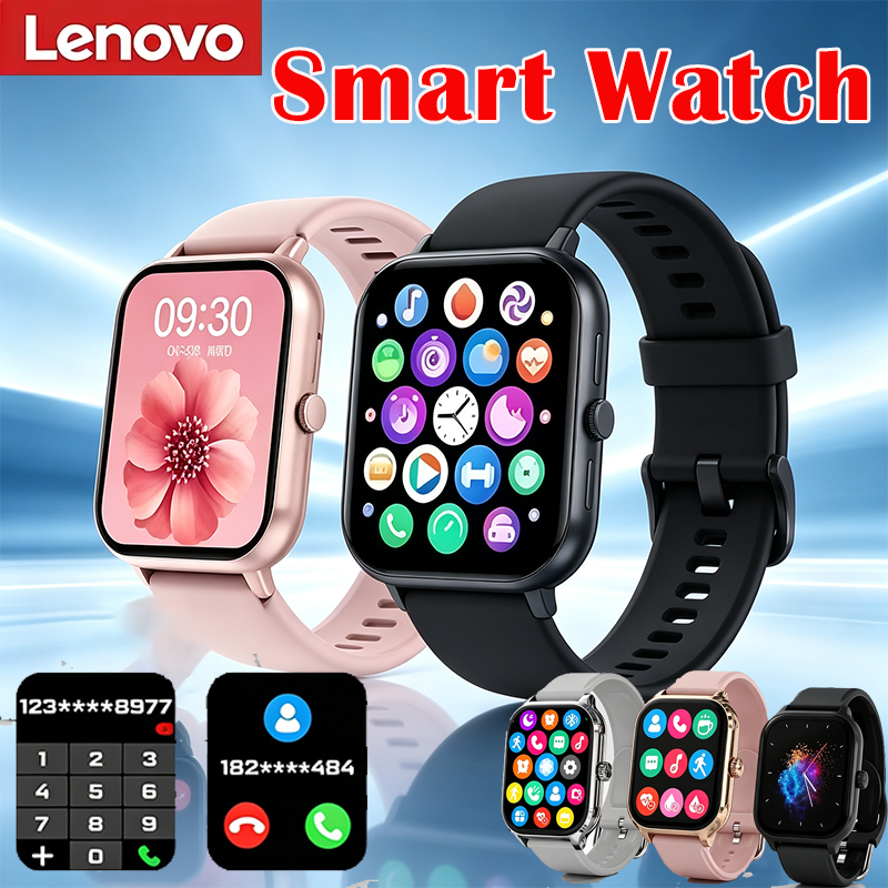 Smartwatch Health Watches - Lenovo 1.83 Waterproof Sport Smart Watch