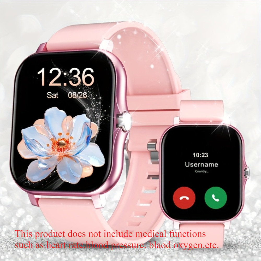 Smartwatch Stylish Watches For Women - Supports Texts Calorie Counter Compatible with