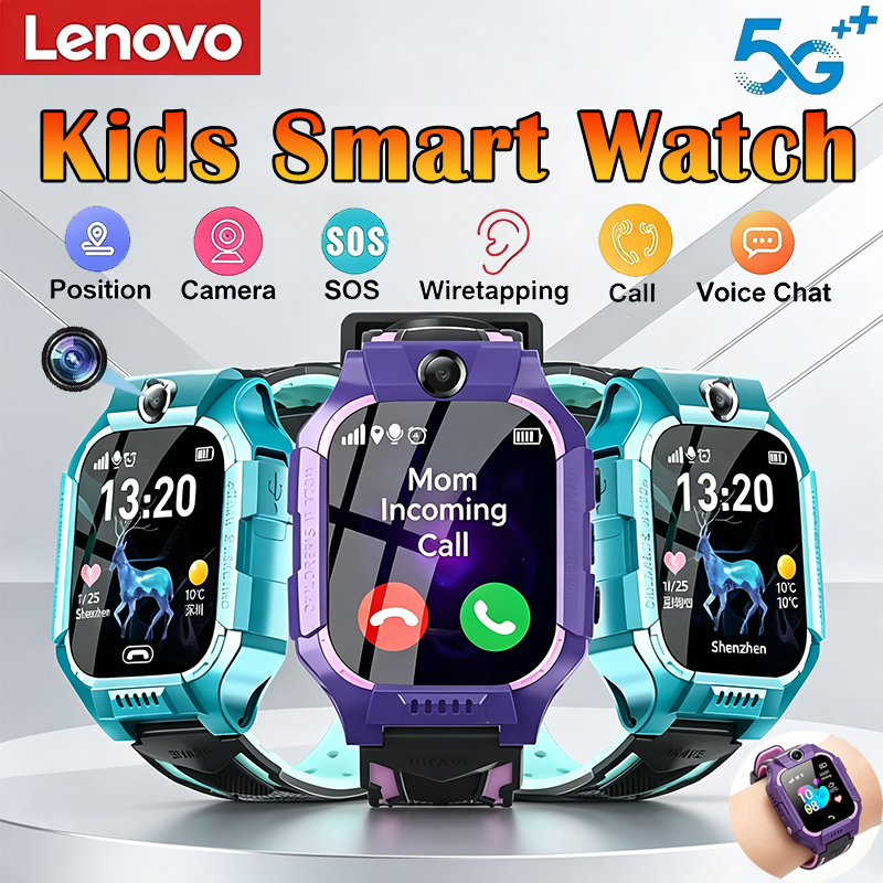 Smartwatch Watches For Kid Boy With Alarm - Lenovo 2026 New 5G Waterproof Kids