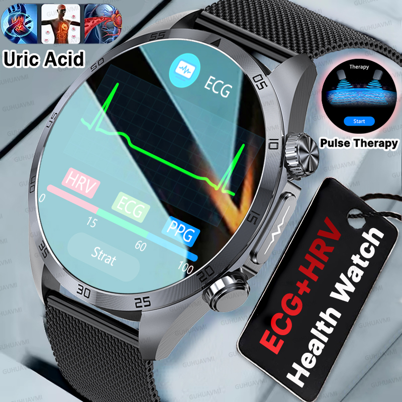 Smartwatch New Watches 2025 - 2026 New ECG+PPG Monitor Pulse Therapy
