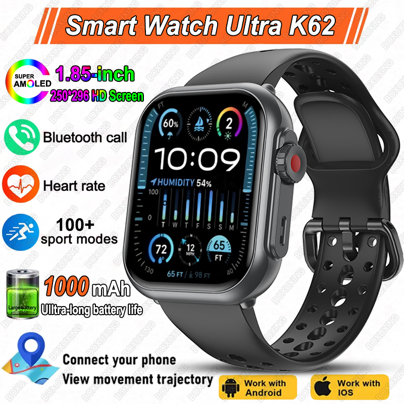 Smartwatch Watches For Men With Gps - Ultra K62 1000 mAh Battery Smart
