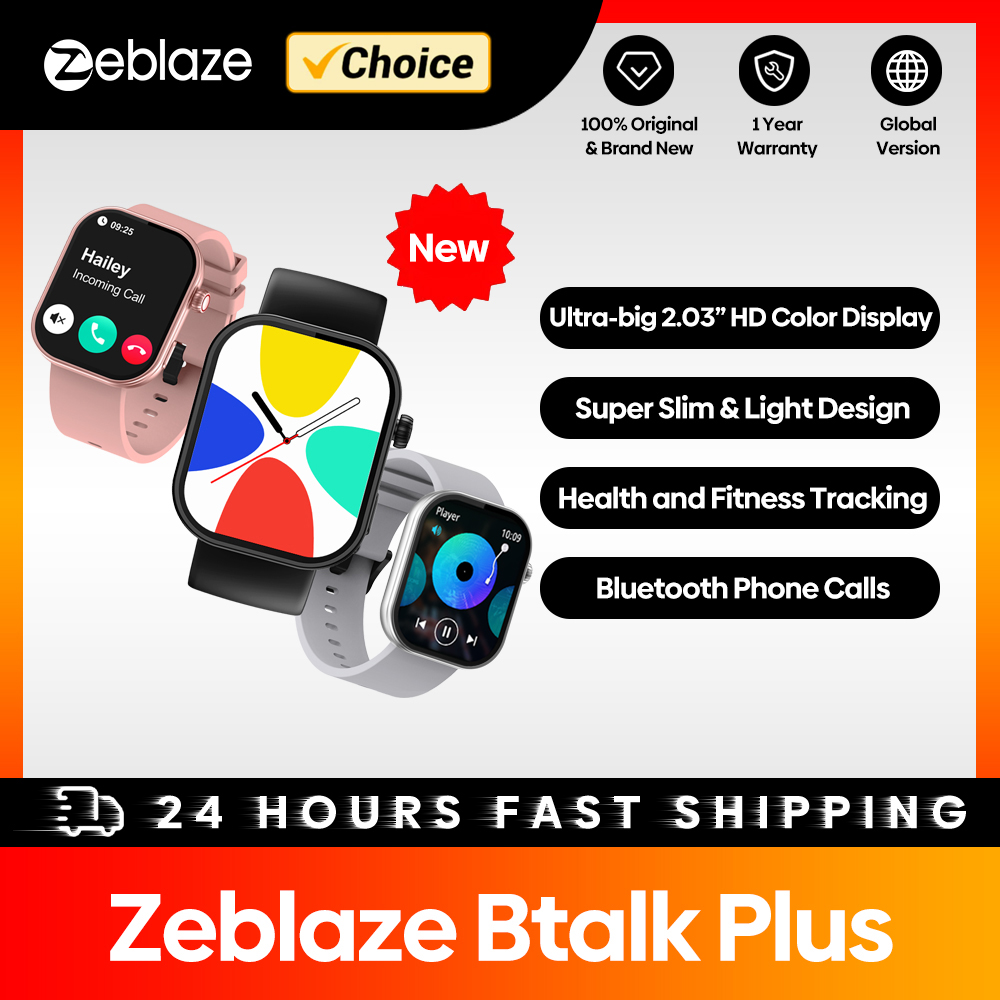 Smartwatch Health Watches - New Zeblaze Btalk Plus Voice Calling