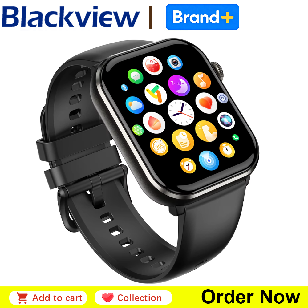 Smartwatch Watches With Bluetooth - Blackview R60 Bluetooth Call Smartwatch 1.96''