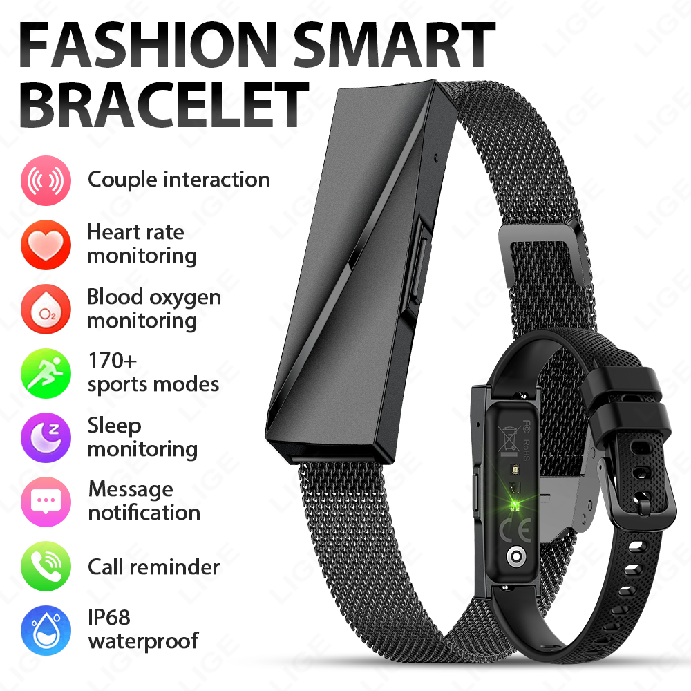 Couple Watches Smartwatch - LIGE New Fashion Smart Watch Men