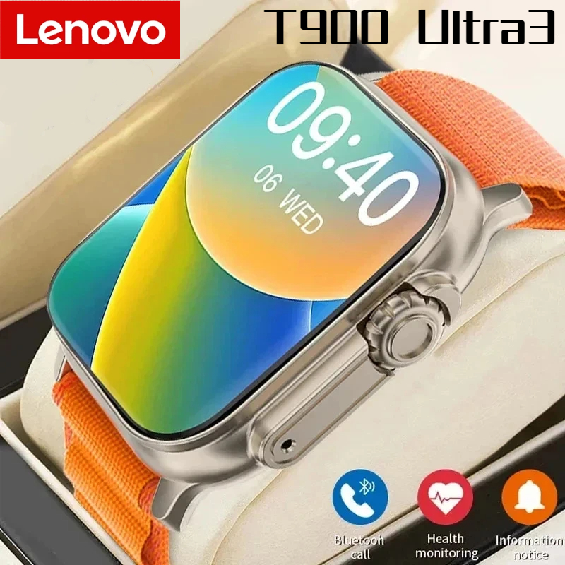 Smartwatch Watches With Bluetooth - Lenovo T900 Ultra 3 Smart Watch