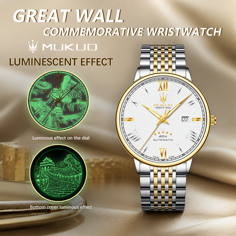 Smartwatch Watches Wallpaper - MUKUO Luxury Men Quartz Watch Great