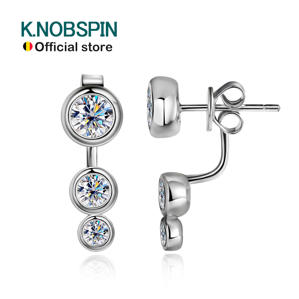 Vs Smartwatch - KNOBSPIN D VVS Moissanite Engagement Earring