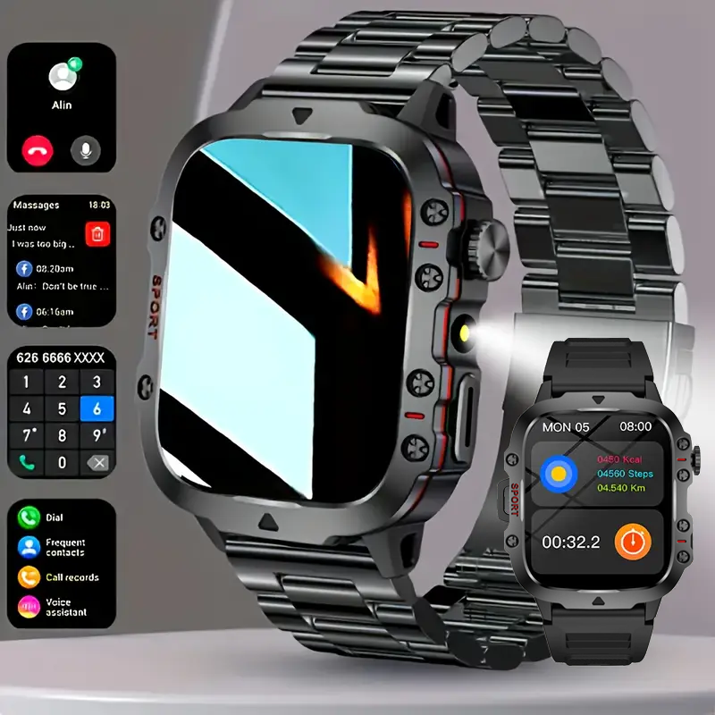 Smartwatch Watches Wallpaper - Smart Watch with LED Light, wireless