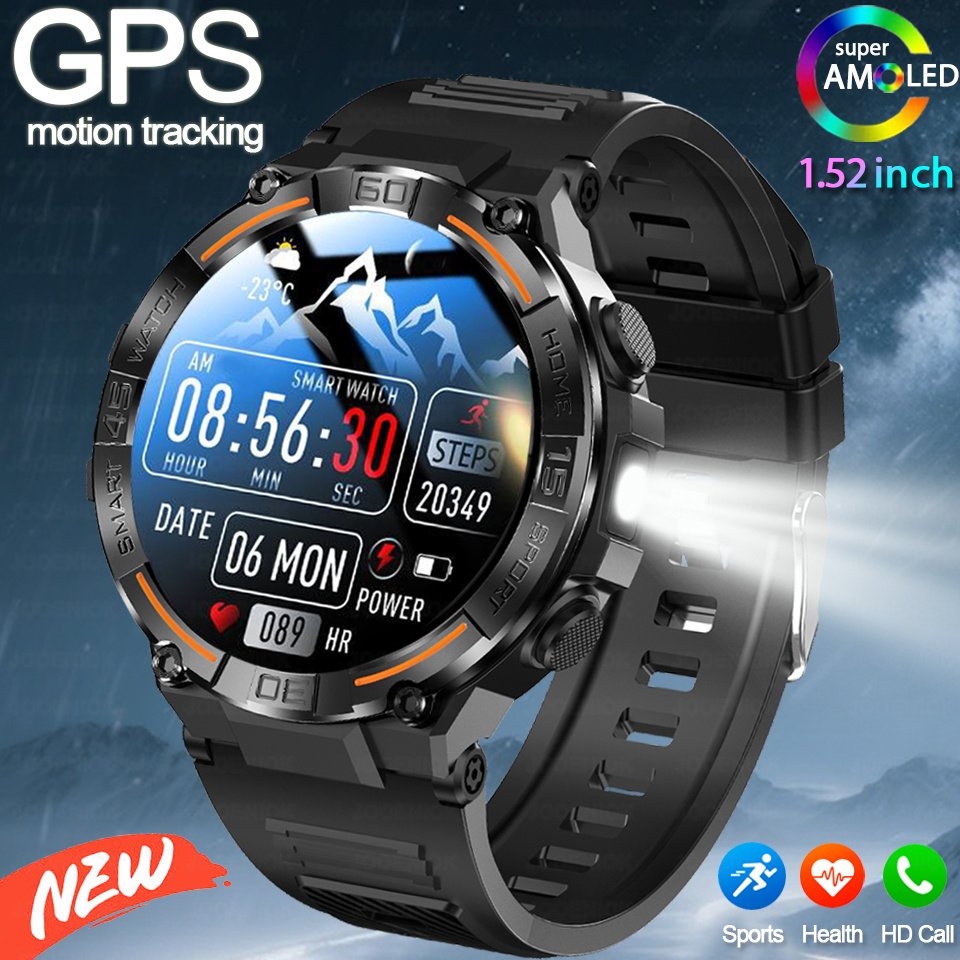 Smartwatch Military Watches For Men - 2026 New Military Outdoor Smart Watch