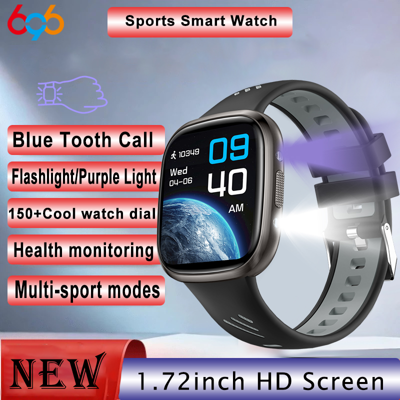 696 Smart Watch BT Call LED Fl - Smartwatch Purple Watches For Women recension och pris