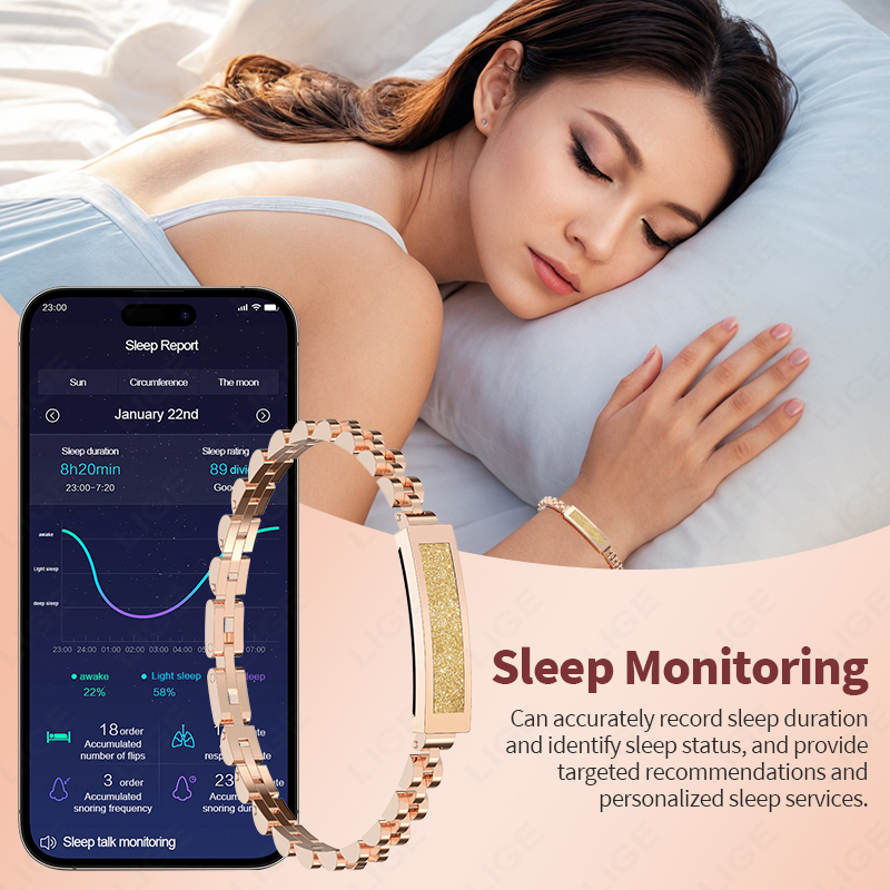 LIGE New Smart Bracelet Stylis - Smartwatch Stylish Watches For Women recension och pris