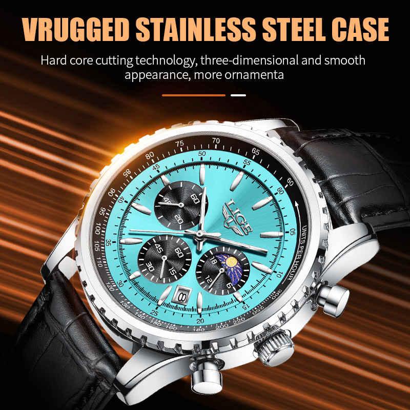 LIGE Top Brand Luxury New Men  - Smartwatch Watches Brands For Men recension och pris