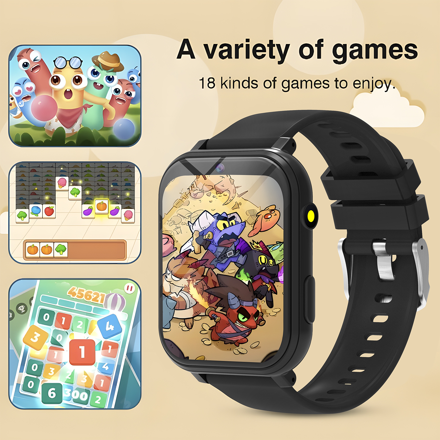 Kids Smart Watch Games Camera  - Smartwatch Watches For Kid Boy With Alarm recension och pris