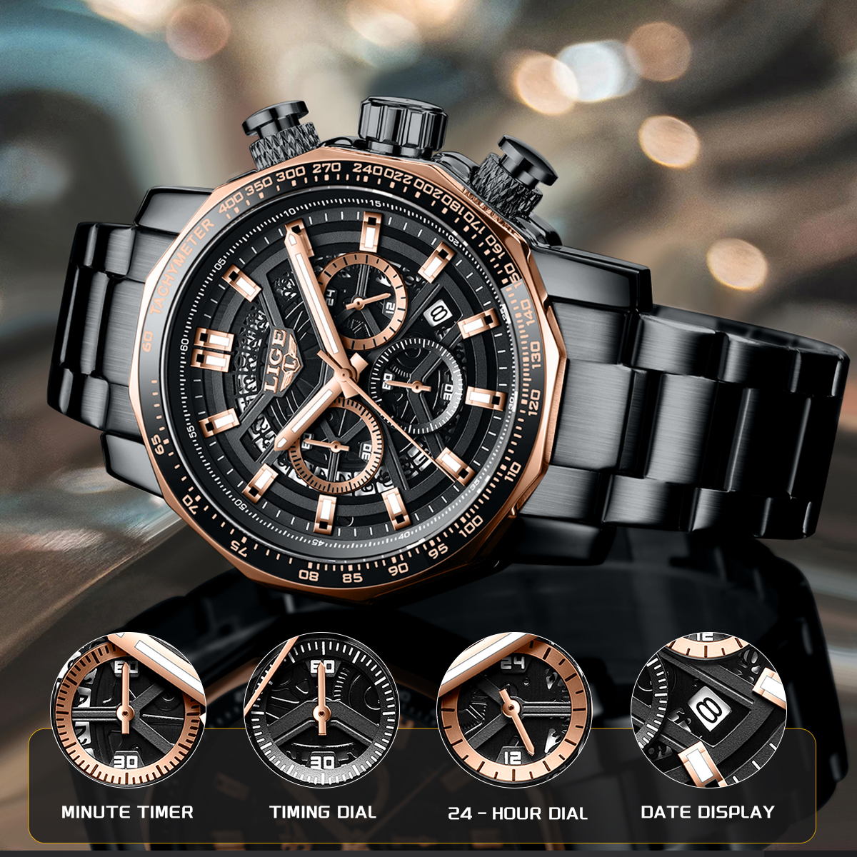 LIGE Sport Watches For Men Fas - Smartwatch Watches Brands For Men recension och pris