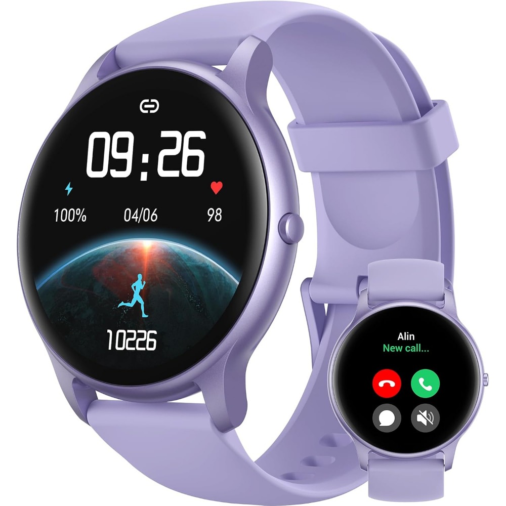 Smart Watch with Calling & Fit - Smartwatch Purple Watches For Women recension och pris