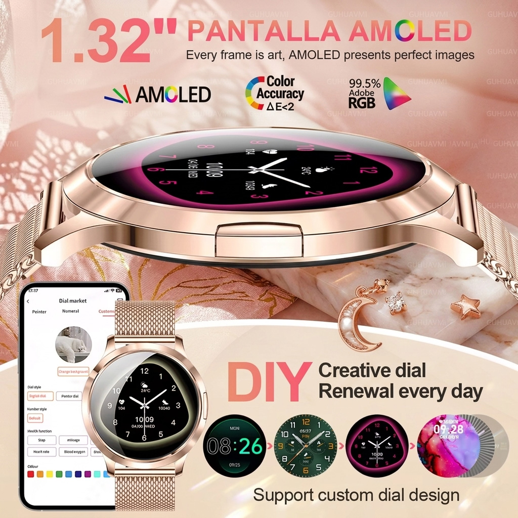 2026New Stylish Women NFC Smar - Smartwatch Stylish Watches For Women recension och pris
