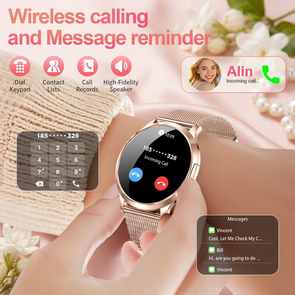 2026New Stylish Women NFC Smar - Smartwatch Stylish Watches For Women recension och pris