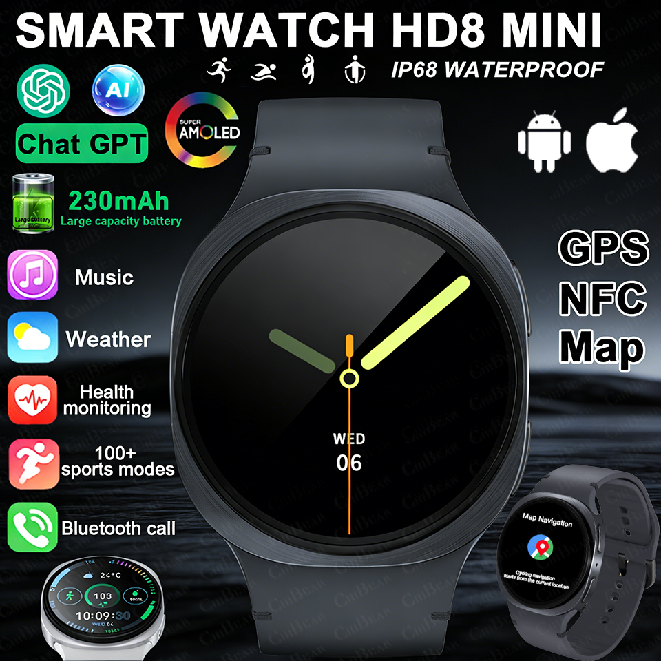 2026 New Watches 8 Mini GPS Tr - Smartwatch Health Watches recension och pris