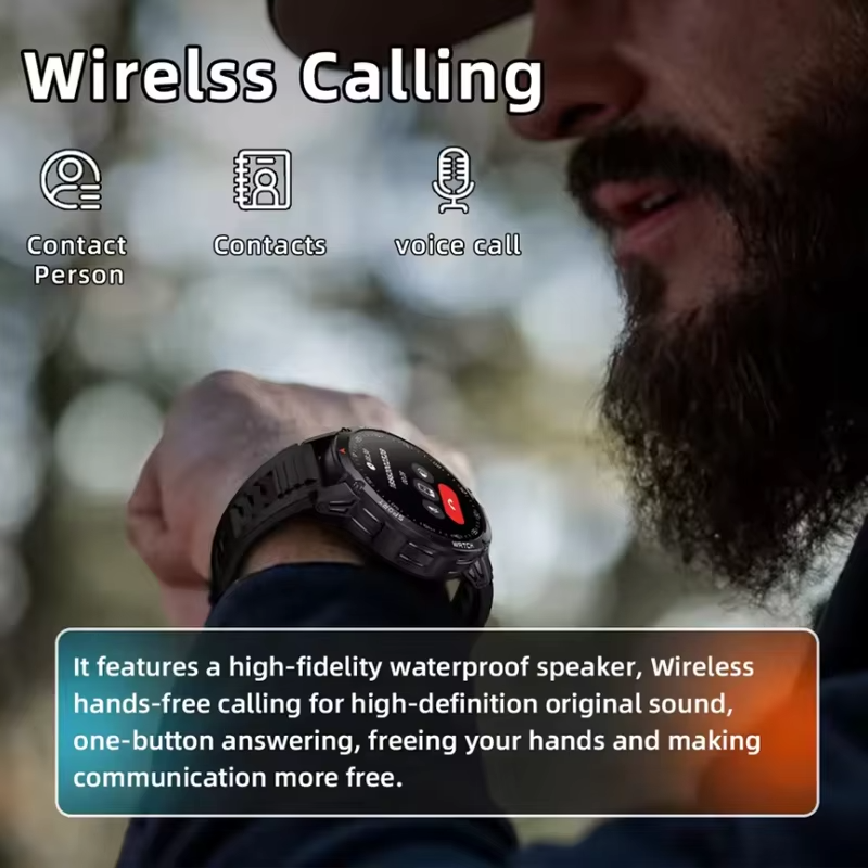 2026 New T-Rex3 Pro 1400mAh Ba - Smartwatch Military Watches For Men recension och pris
