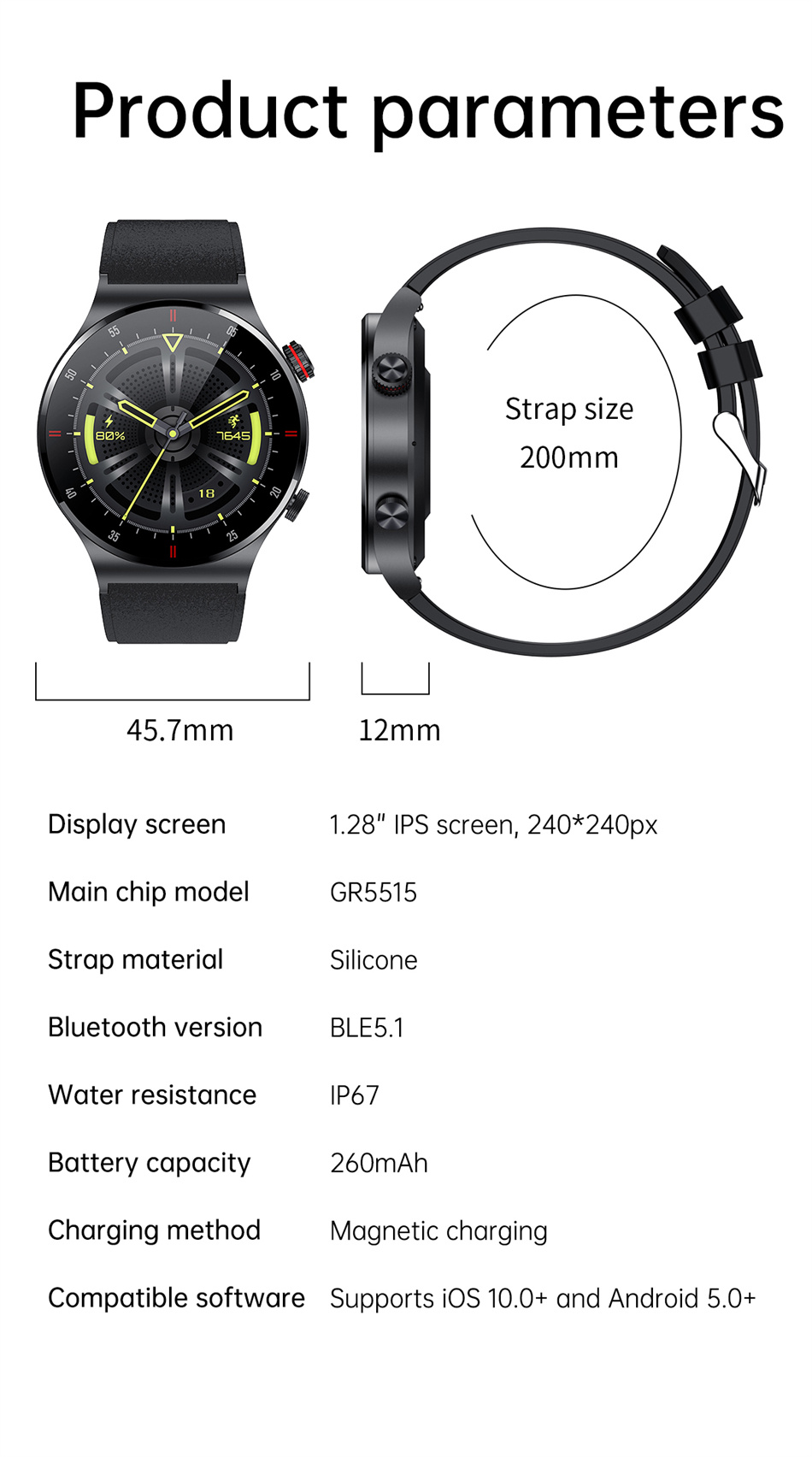 2025 Gift Smart Watch Men 1.28 - Smartwatch Oneplus Watches recension och pris