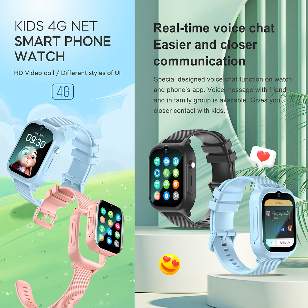 Smart Watch Kids 4G GPS WIFI V - Smartwatch Watches For Kid Boy With Alarm recension och pris