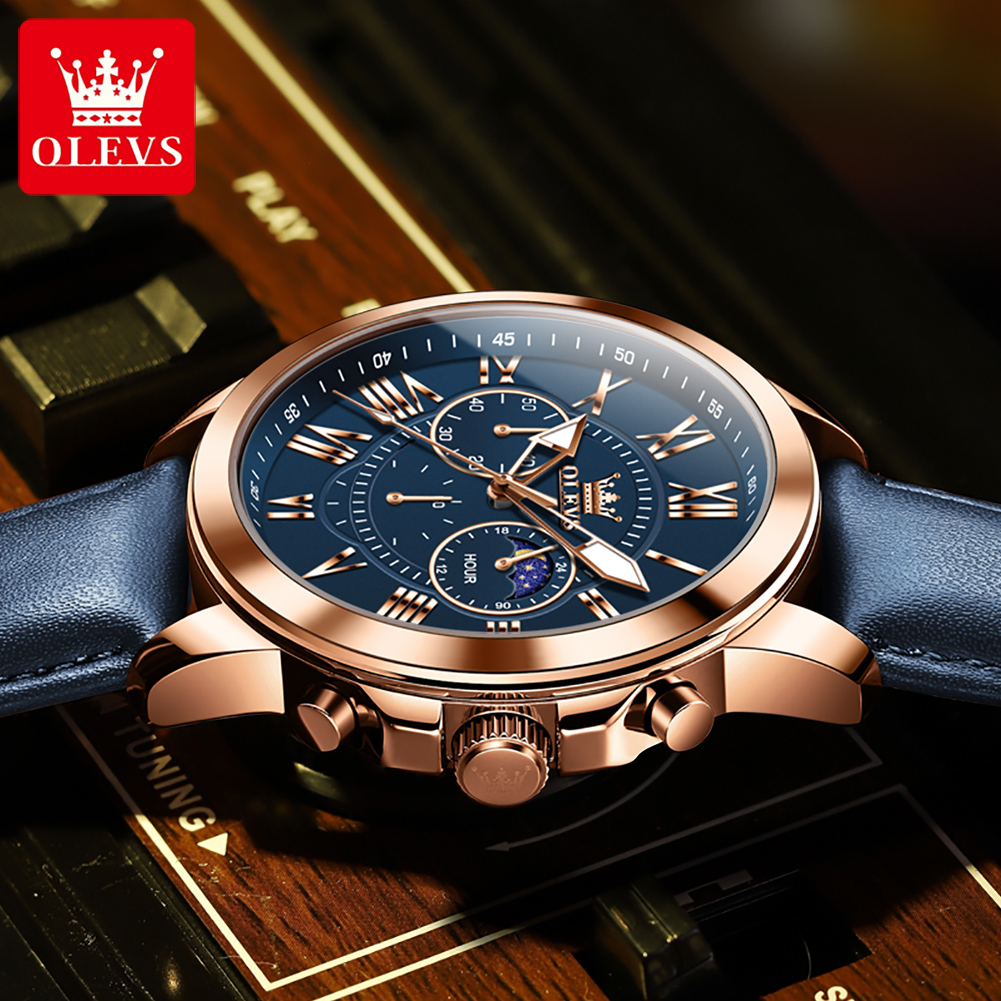 OLEVS 3632 Men Brand Watch Mul - Smartwatch Watches Brands For Men recension och pris