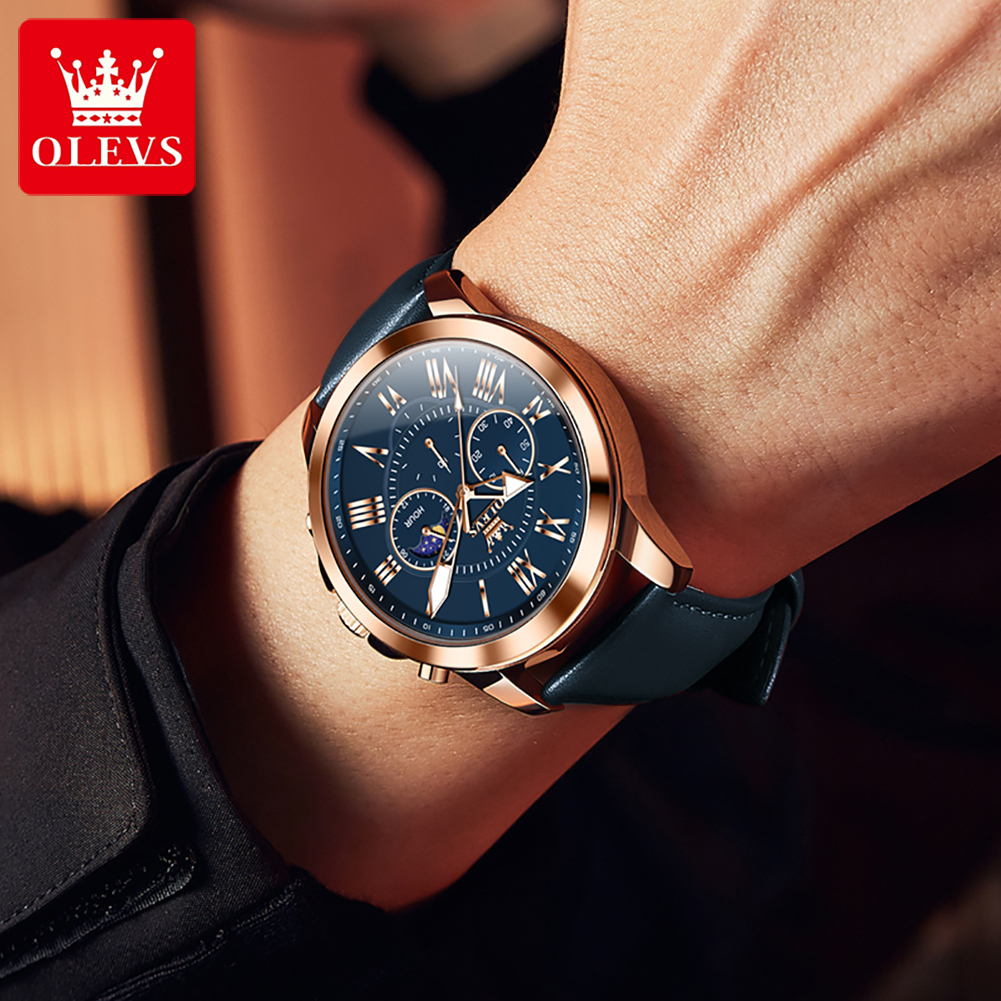 OLEVS 3632 Men Brand Watch Mul - Smartwatch Watches Brands For Men recension och pris