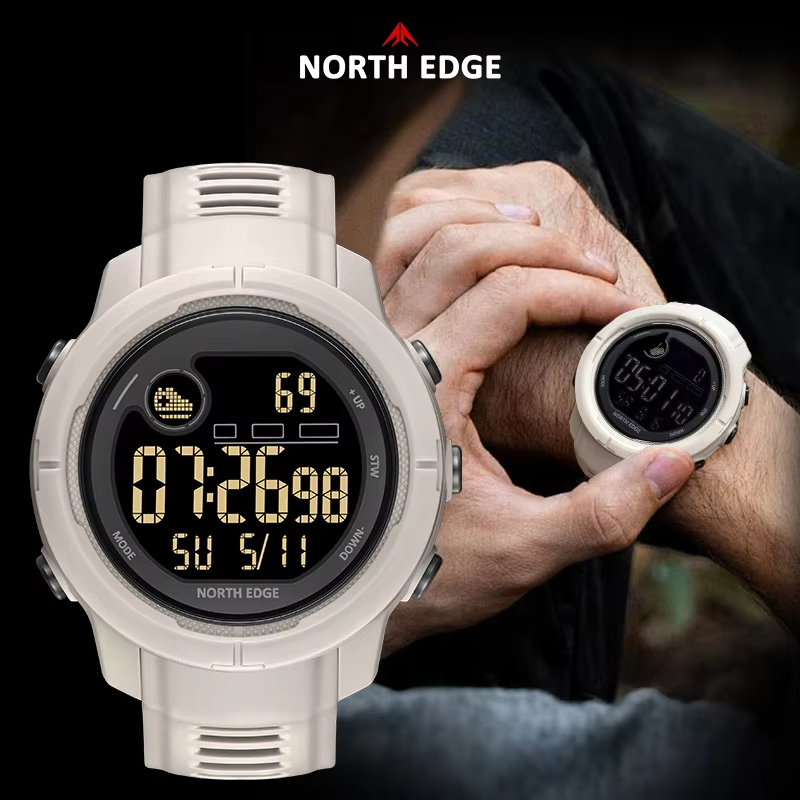 NORTH EDGE NEW MARS 5 Men's Di - Smartwatch Military Watches For Men recension och pris