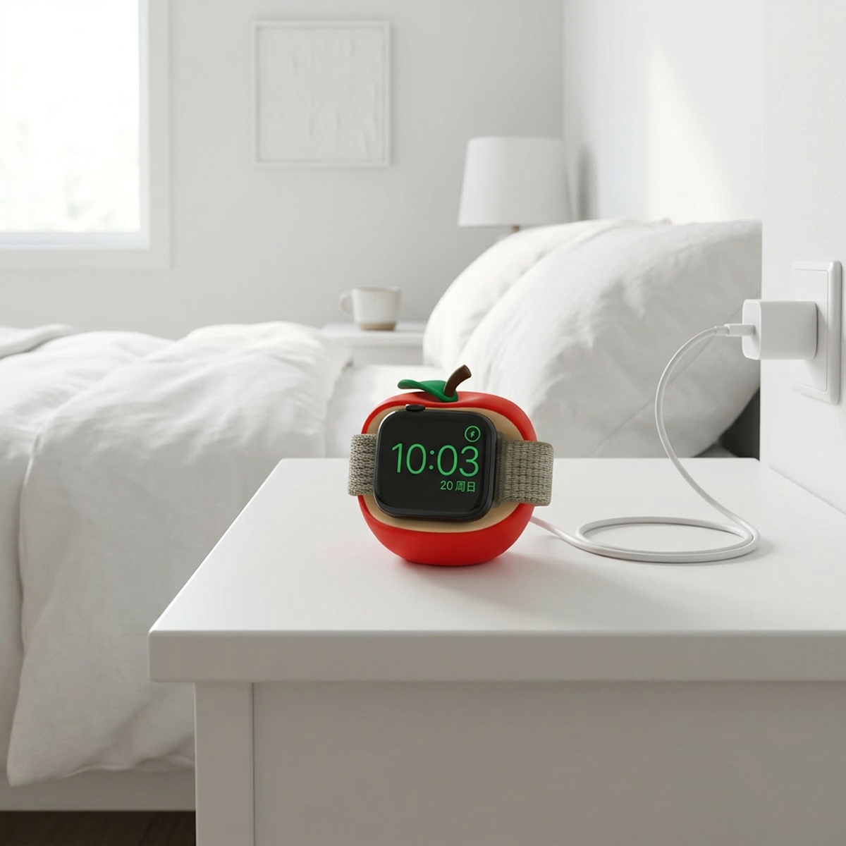 Silicone Watch Charger Stand F - Watch Charging Dock recension och pris