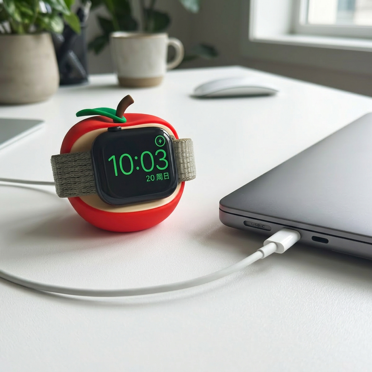 Silicone Watch Charger Stand F - Watch Charging Dock recension och pris