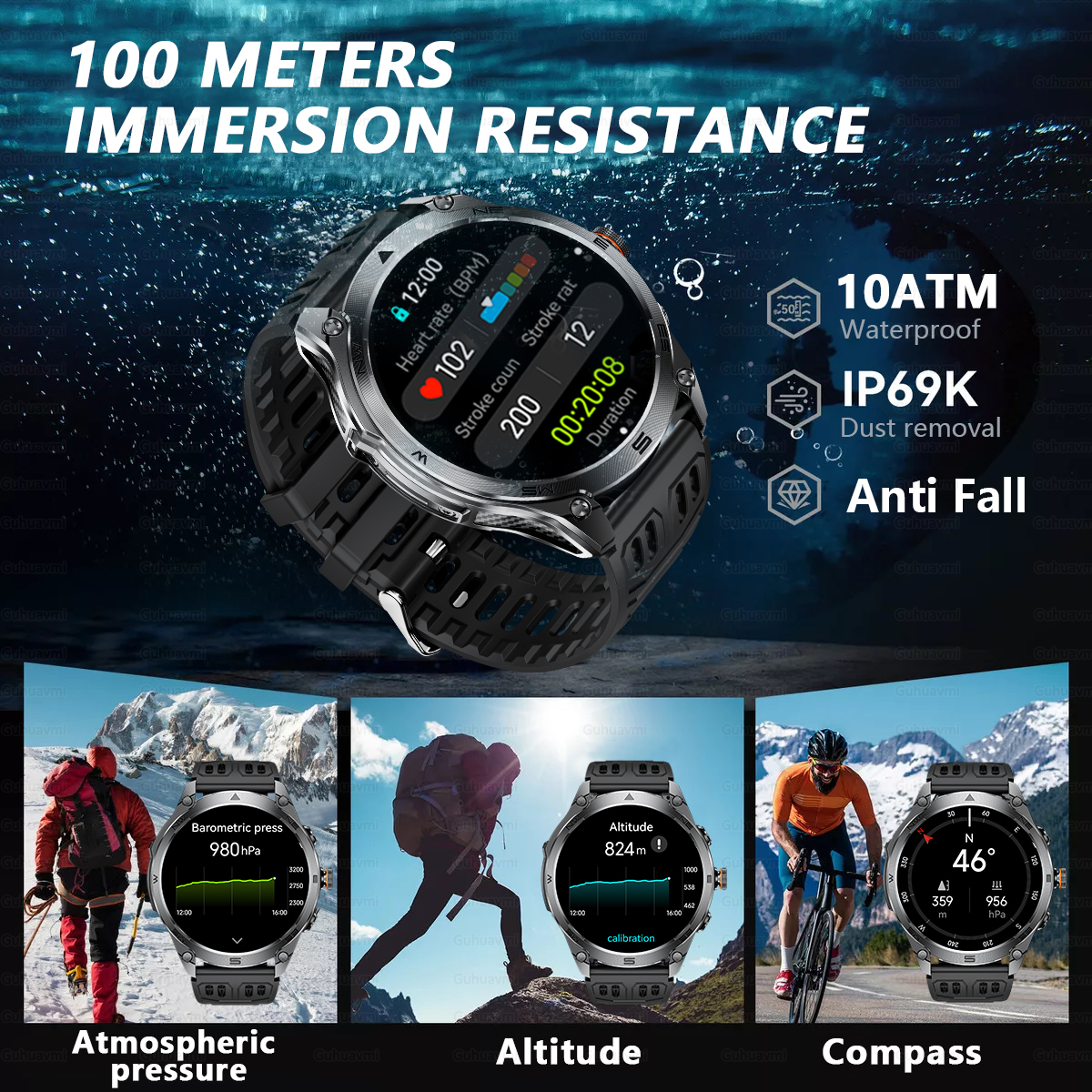 2026 New GPS Outdoor Sports Sm - Smartwatch Watches For Men With Gps recension och pris