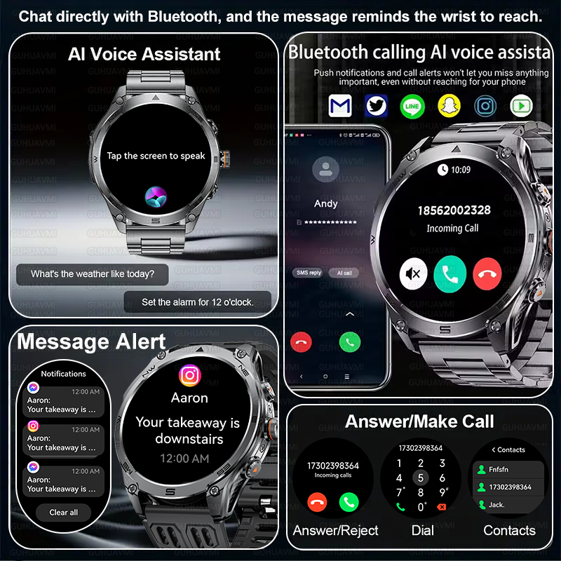 2026 New GPS Outdoor Sports Sm - Smartwatch Watches For Men With Gps recension och pris