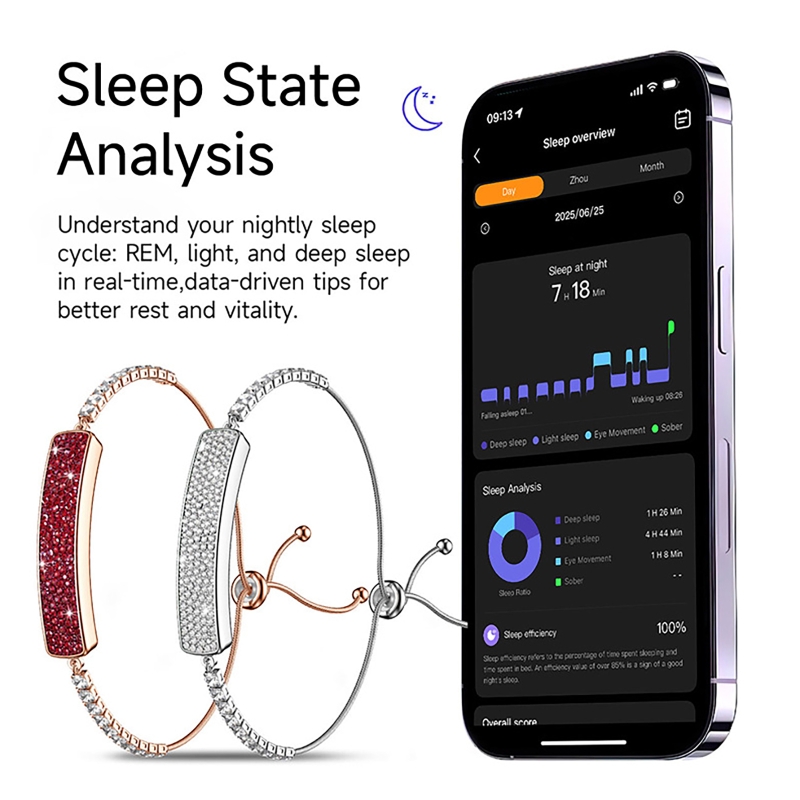 Women's Smart Bracelet with He - Couple Watches Smartwatch recension och pris