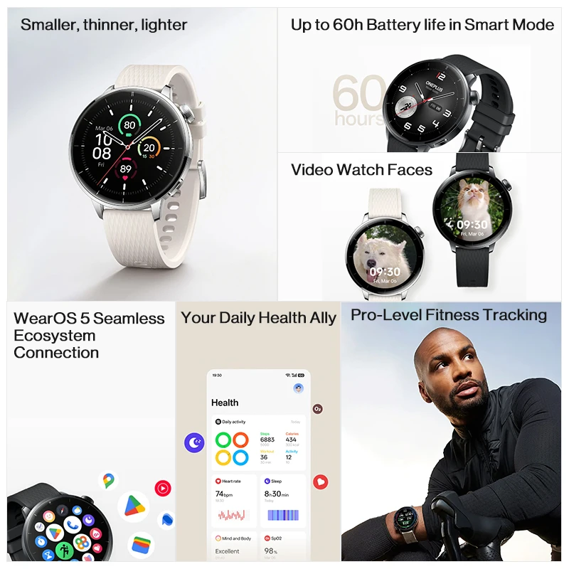 Global Version OnePlus Watch 3 - Smartwatch Oneplus Watches recension och pris
