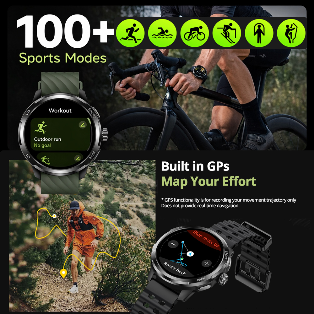 Ulefone Armor Watch Pro Smartw - Smartwatch Watches For Men With Gps recension och pris