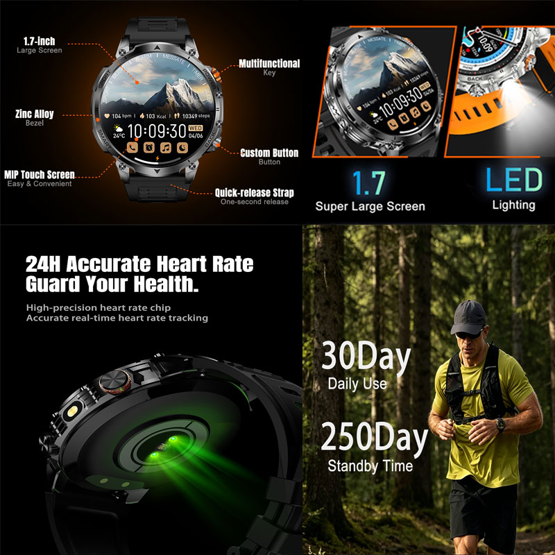 2026 New 1.46 Inch HD screen 1 - Smartwatch Watches For Men With Gps recension och pris
