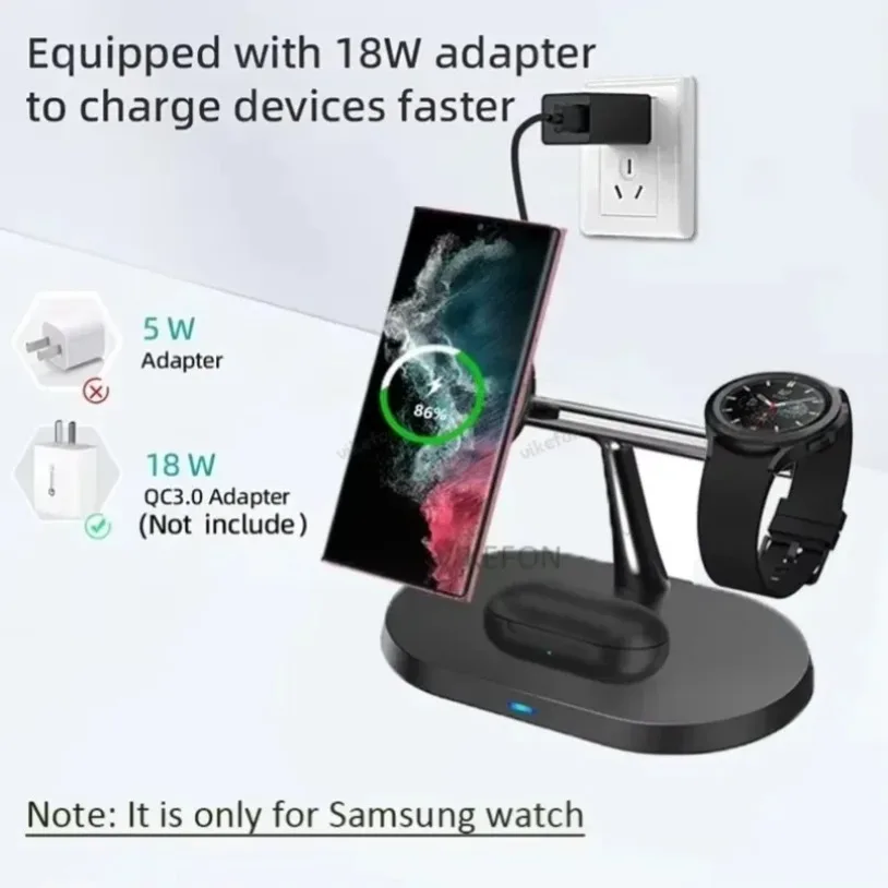 3-IN-1 Magnetic Wireless Charg - Watch Charging Dock recension och pris