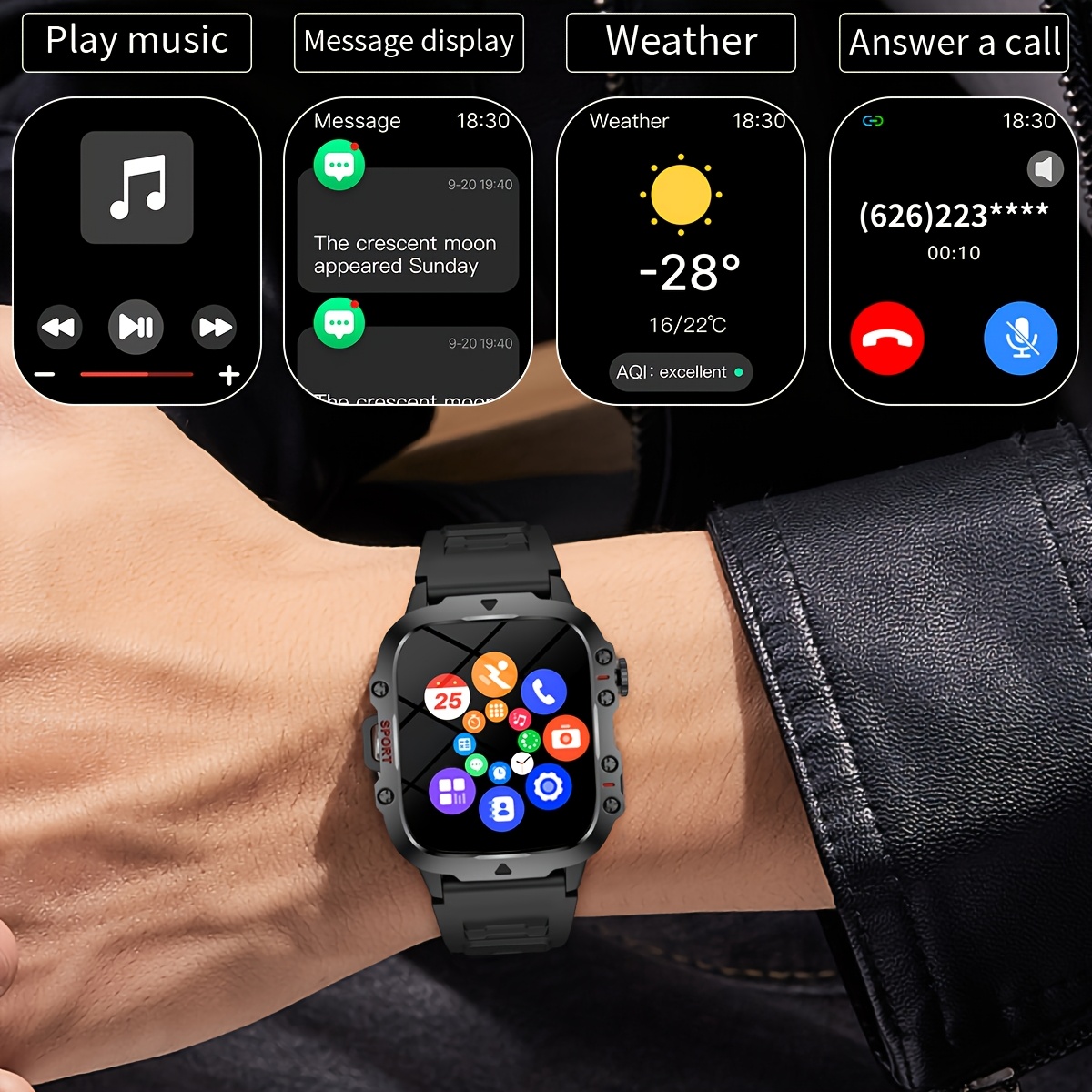 New Smart Watch, Equipped with - Smartwatch Watches Wallpaper recension och pris