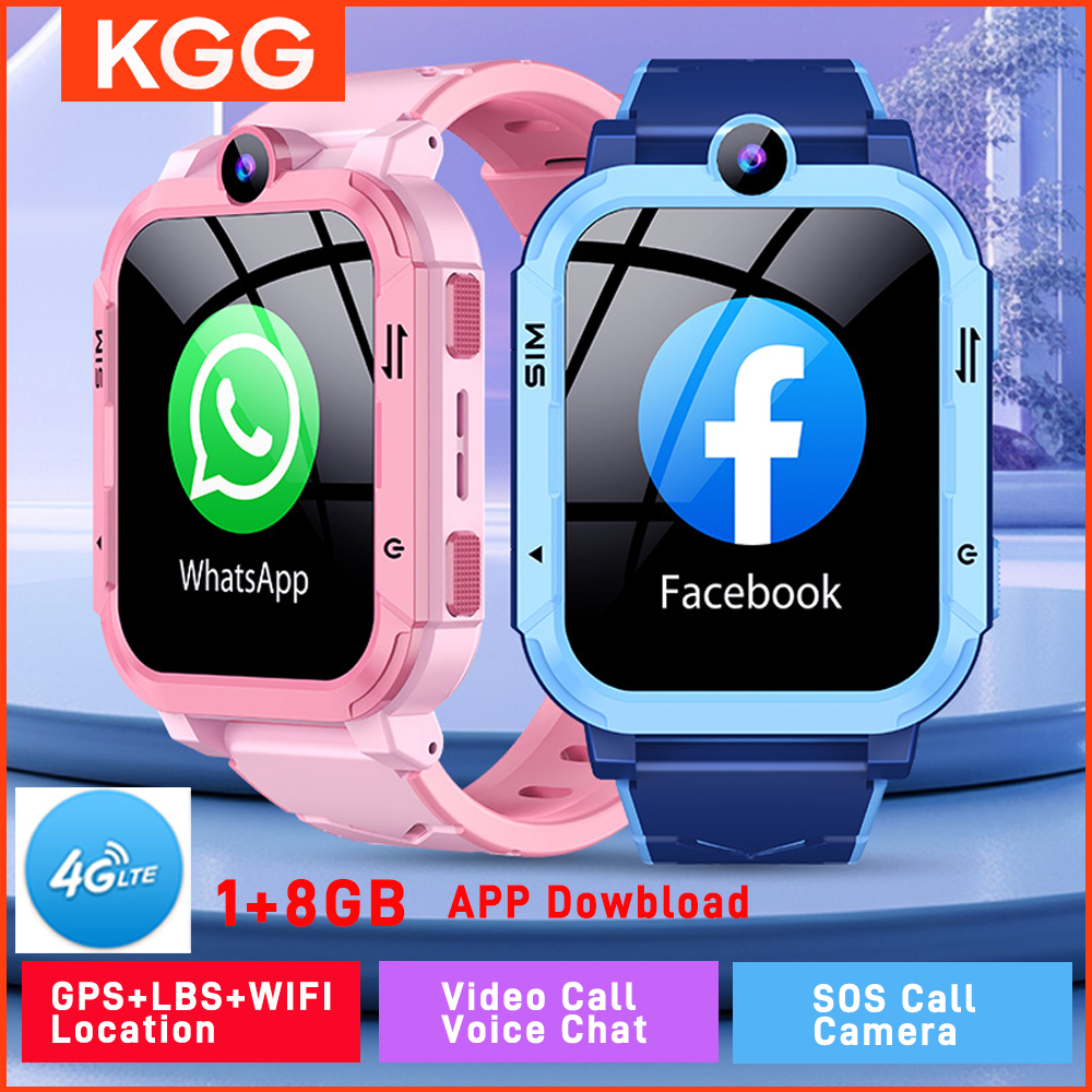 4G Kids Smart Watch 1+8GB GPS  - Smartwatch Watches For Kid Boy With Alarm recension och pris