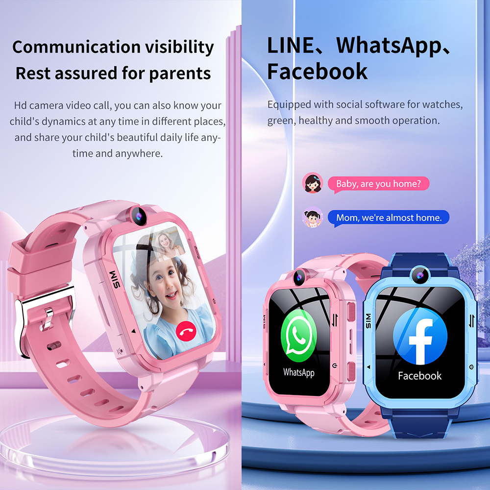 4G Kids Smart Watch 1+8GB GPS  - Smartwatch Watches For Kid Boy With Alarm recension och pris