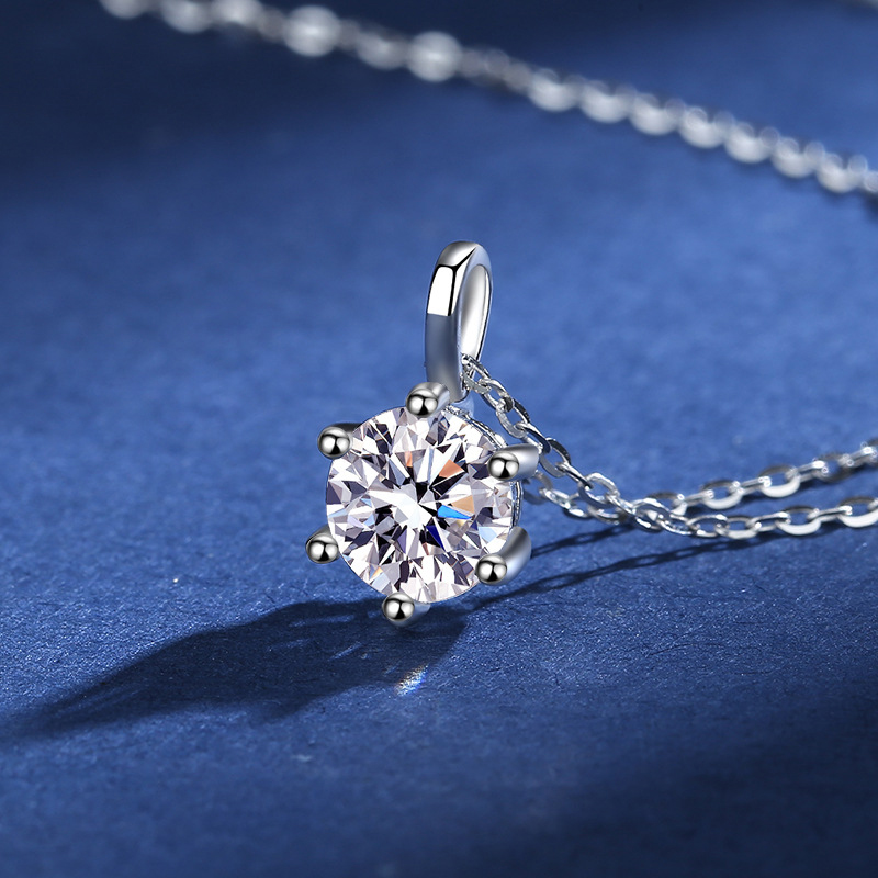 Silver 925 6 Prong Moissanite  - Vs Smartwatch recension och pris