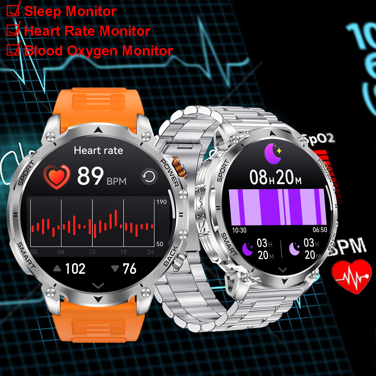 New Military Men's Outdoor Spo - Smartwatch Military Watches For Men recension och pris