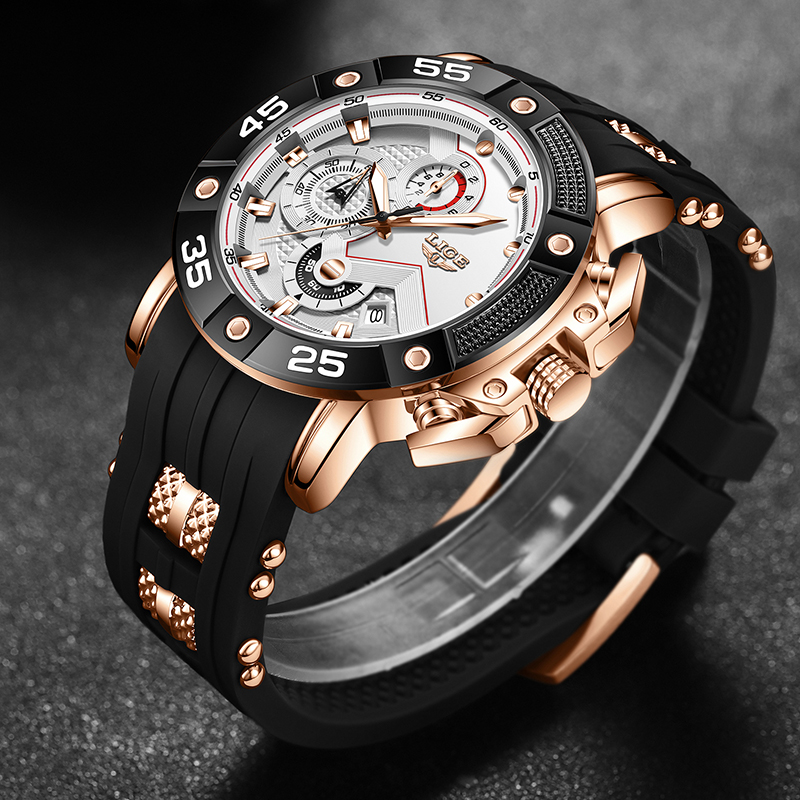 LIGE quartz Top brand luxury w - Smartwatch Watches Brands For Men recension och pris